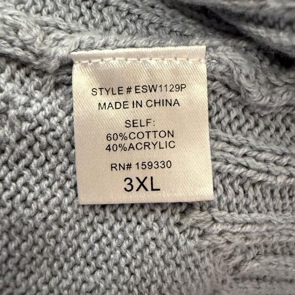 HEYSON Sweet Affairs Women's Floral Embroidered Cardigan, NWT! Size 3XL - Picture 11 of 11